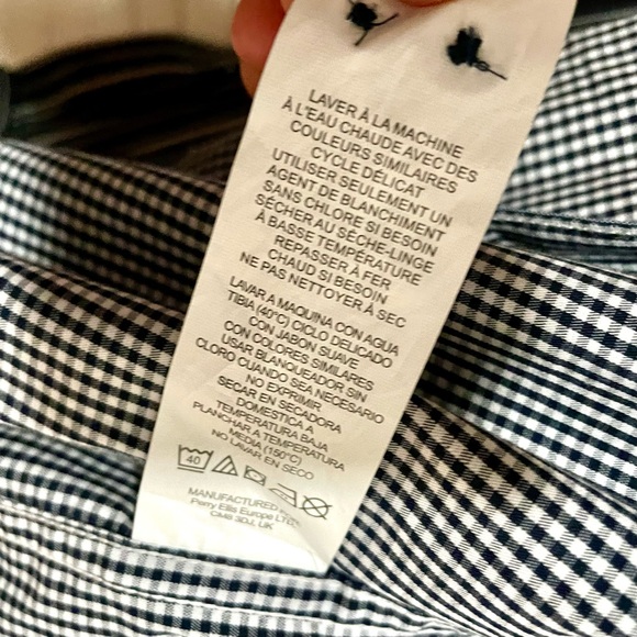 Penguin Gingham Button Down Size Large - Picture 8 of 9